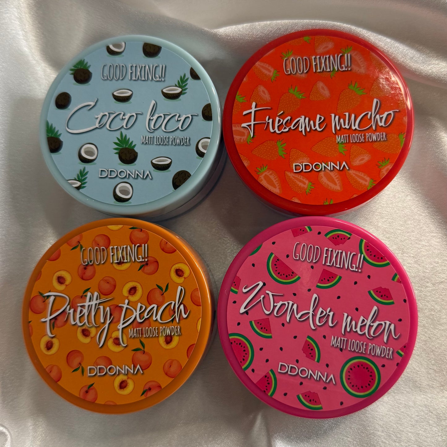 Poudres libres fixantes mat