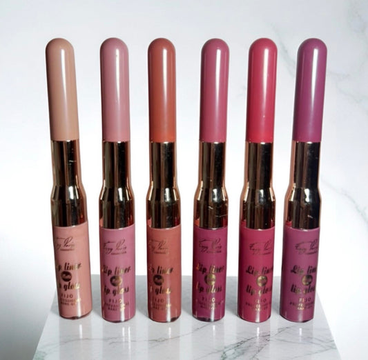 Duo Crayon à Lèvres & Gloss Mat 2 en 1