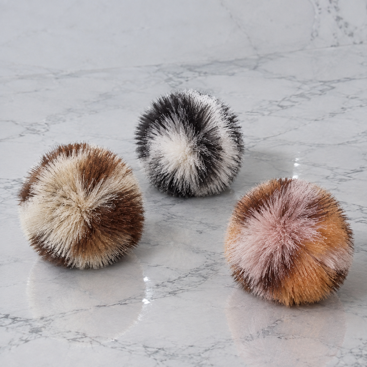 Lot jouets 3 balles pour chats