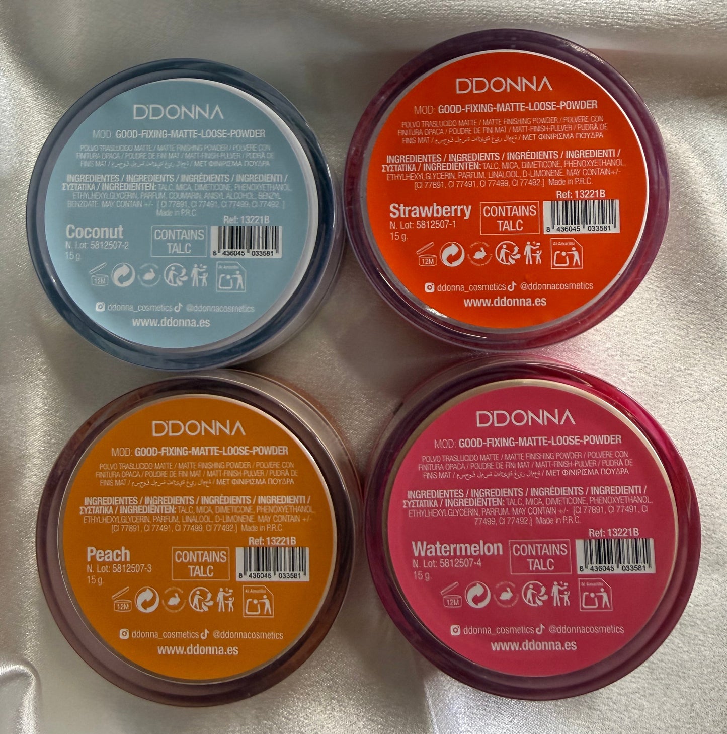 Poudres libres fixantes mat