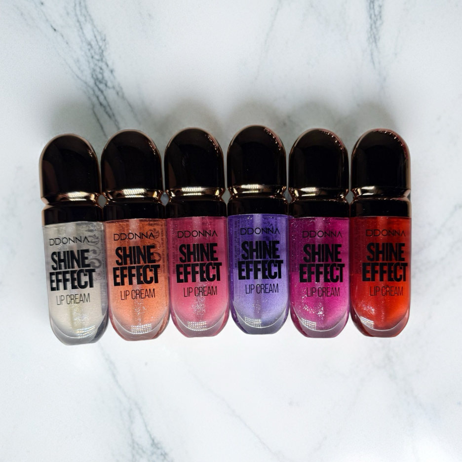Lip shine effect