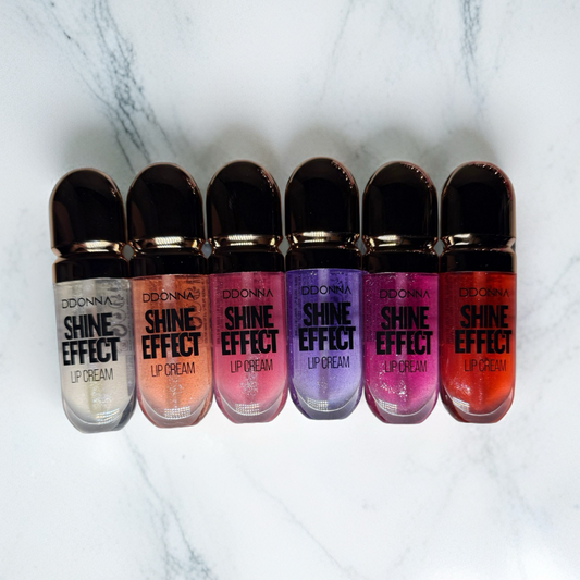 Lip shine effect
