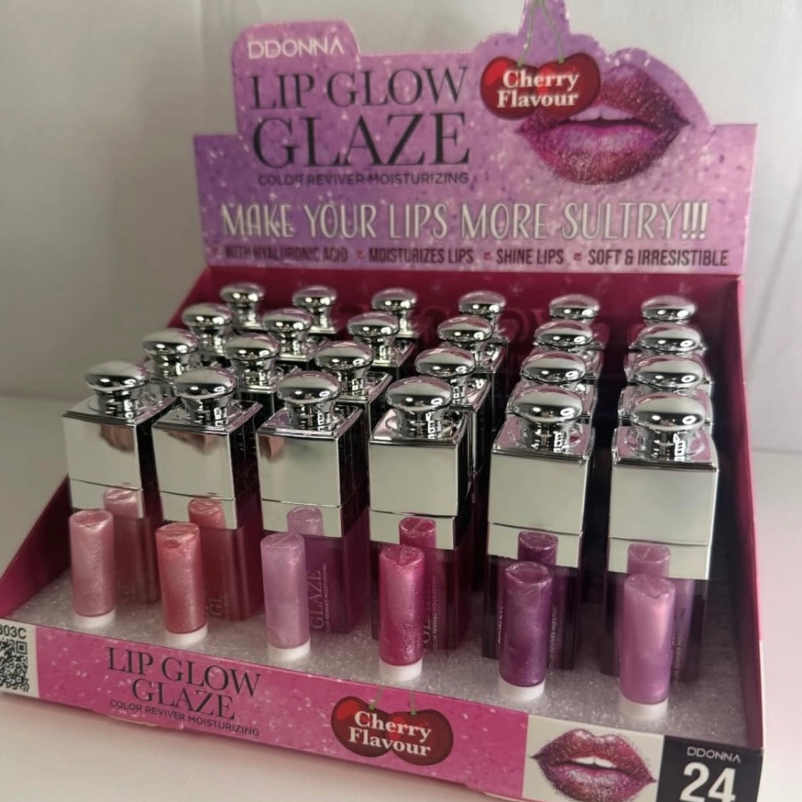 Gloss Lip Glow Glaze Cherry Flavour