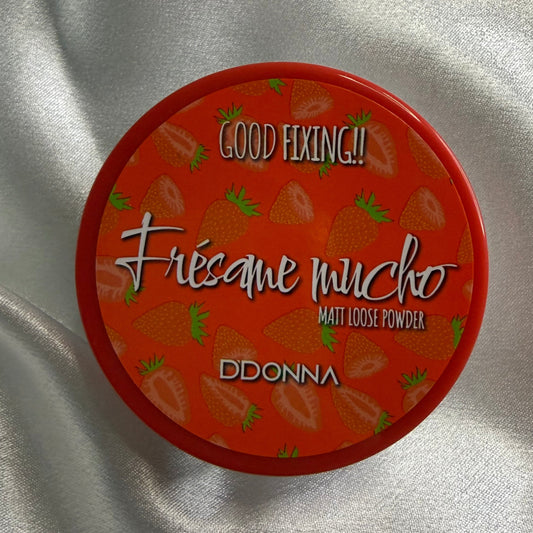 Poudres libres fixantes mat Fraise